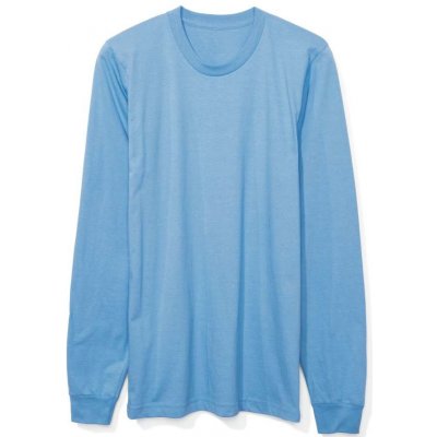 American Apparel tričko s dlouhým rukávem Seam pastelová modrá