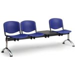 Euroseat plastová lavice do čekáren ISO, 3-sedák + stolek – Zboží Mobilmania