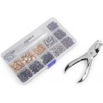 Sada - duté nýty, kleště, razič v boxu – Zboží Dáma