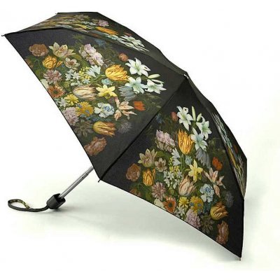 Fulton National Gallery Tiny 2 Bosschaert L794 dámský skládací deštník černý – Sleviste.cz