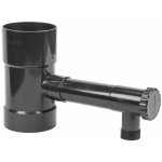 Bradas Lapač Sběrač dešťové vody s ventilem 100 mm černý – HobbyKompas.cz