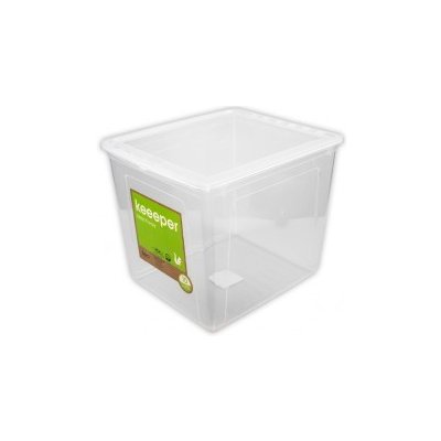 Plastový svět Basixx Plastový box s víkem průhledný 30 l 39 x 33,5 x 35 – Zboží Mobilmania