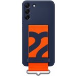 Samsung Silicone Cover with strap Galaxy S22+ modré EF-GS906TNEGWW – Zboží Živě