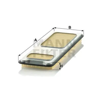 MANN FILTER Vzduchový filtr C 4373 – Hledejceny.cz
