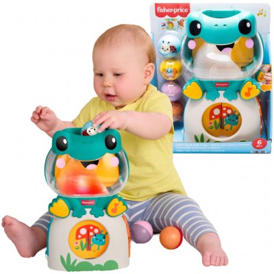 Mattel Fisher Price Hravá žabka s míčky JLB96 – Hledejceny.cz