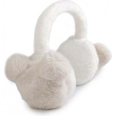 Stoklasa Kožešinové klapky na uši Krémová – Zboží Dáma Stoklasa Kožešinové klapky na uši Krémová – Zboží Dáma