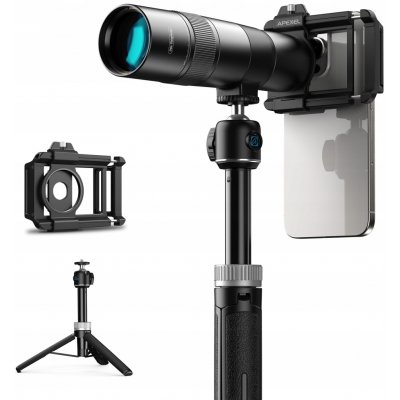 Apexel objektiv 30X HD se stativem pro smartphony a tablety – Hledejceny.cz