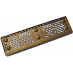 PODLOŽKA pod SPZ s ATESTEM zlatá PDK001G | Zboží Auto