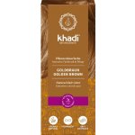 Khadi rostlinná barva na vlasy Henna ZLATÁ HNĚDÁ 100 g – Zboží Mobilmania