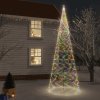 Vánoční stromek vidaXL LED vánoční stromek se zemními hřebíky Vícebarevný 3000 LED diod 800 cm