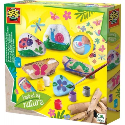 SES Creative Malování kamínků a klacíků kreativní set v krabici – Hledejceny.cz