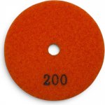 100 mm Diamantový leštící pad SUPER WET - kotouč za mokra 200