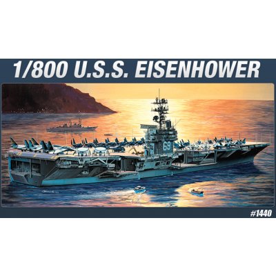 Academy Model Kit USS Dwight D. Eisenhower CVN 69 14212 1:800