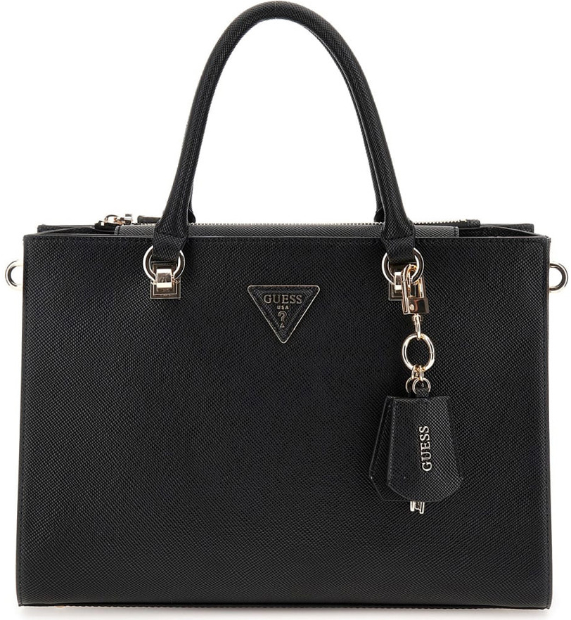 Guess taška BRYNLEE HIGH SOCIETY CARRYALL HWVG8983230-BLA Černá