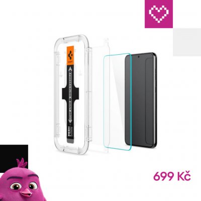 Spigen Glass EZ Fit 2 Pack Samsung Galaxy S23 AGL05958 – Zboží Živě