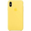 Pouzdro a kryt na mobilní telefon Apple Apple iPhone XS Silicone Case Canary Yellow MW992ZM/A