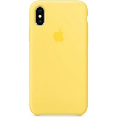 Apple iPhone XS Silicone Case Canary Yellow MW992ZM/A – Zboží Mobilmania