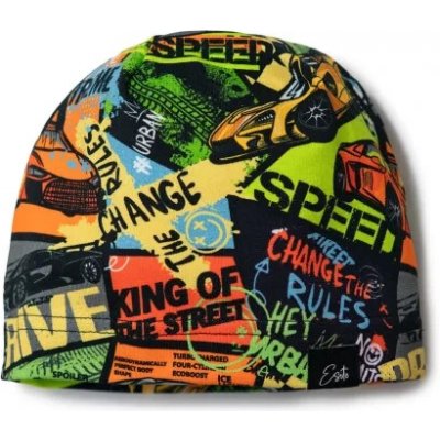 ESITO Jarní čepice Speed cars černá černá – Hledejceny.cz