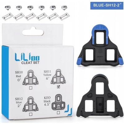 Bloky pro silniční pedály kompatibilní s Shimano SM-SH12, 2 stupně vůle – Hledejceny.cz