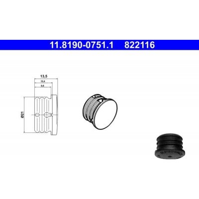 Těsnicí / ochranná zátka ATE 11.8190-0751.1 – Sleviste.cz
