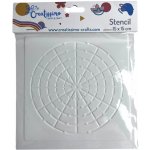 Creatissimo plastová šablona Design pro mandalu 15cm – Zbozi.Blesk.cz