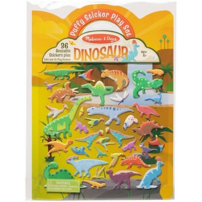 Melissa & Doug Adhezní sešit se samolepkami Dino – Sleviste.cz
