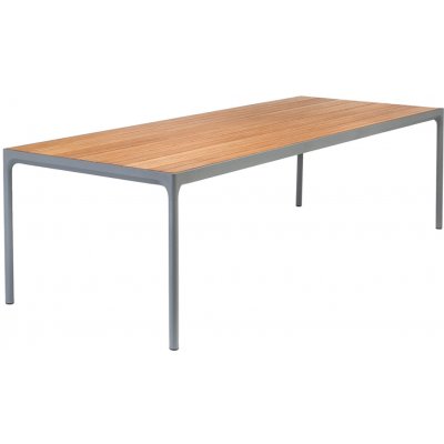 HOUE Four 210 x 90 cm Antracitový bambusový zahradní jídelní stůl – Hledejceny.cz
