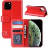 Pouzdro a kryt na mobilní telefon Apple Pouzdro AppleMix Apple iPhone 11 - prostor pro platební karty - umělá kůže - červené