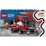 LEGO® City 60443 Zastávka v boxech F1 a personál s vozem Ferrari – Zboží Živě
