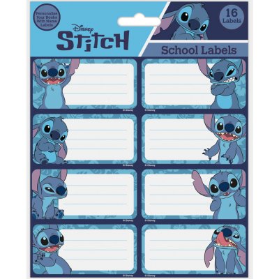 EPEE MERCH Jmenovky na sešity Lilo a Stitch – 16 ks – Zboží Mobilmania