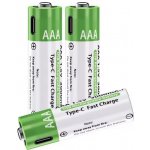 MediaRange nabíjecí USB-C 1400 mAh 4ks MRBAT161 – Zbozi.Blesk.cz