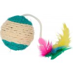 Kerbl sisalový míček s pírky 6 cm – Zboží Dáma