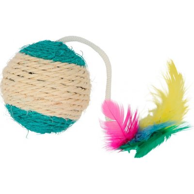 Kerbl sisalový míček s pírky 6 cm – Zboží Dáma