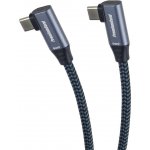 PremiumCord KU31CJ2 USB-C 2x zahnutý 2m – Hledejceny.cz