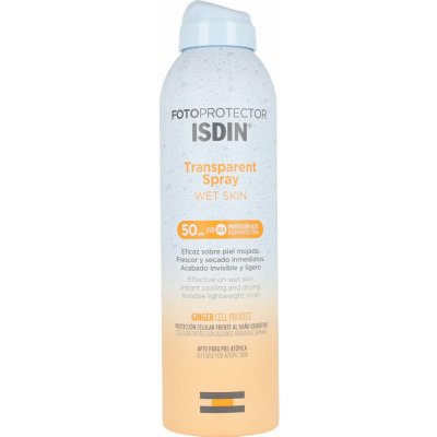 ISDIN Transparent Spray Wet Skin opalovací spray SPF50 250 ml – Zboží Mobilmania