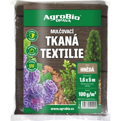 Agrobio Tkaná textilie hnědá (100 g/m2) Průměr: 1,6 x 10m – Zboží Mobilmania