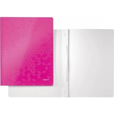 Leitz Desky s rychlovazačem WOW A4 růžové – Zboží Mobilmania