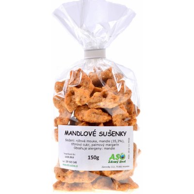 Aso Zdravý život Mandlové sušenky 150 g – Zbozi.Blesk.cz