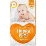Happy mimi active dry Mini 1 3-6 kg 56 ks – Zbozi.Blesk.cz