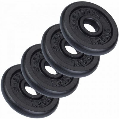 SCSports litina 4 x 1,25 kg 130 mm – Zboží Mobilmania