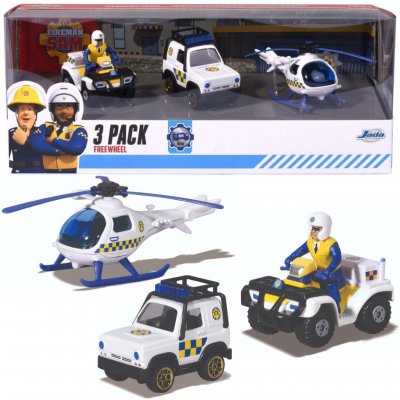 Dickie Fireman Sam Sada 3 policejních vozidel Policejní figurka