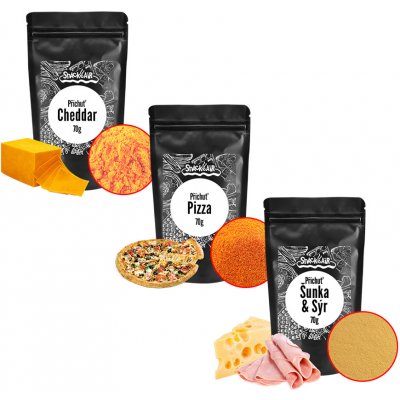 SnackAir Popcorn příchutě 3 x 70 g (šunka sýr, cheddar, pizza) – Zbozi.Blesk.cz