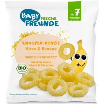 Freche Freunde BIO Křupavé kroužky Proso a banán 8 20 g