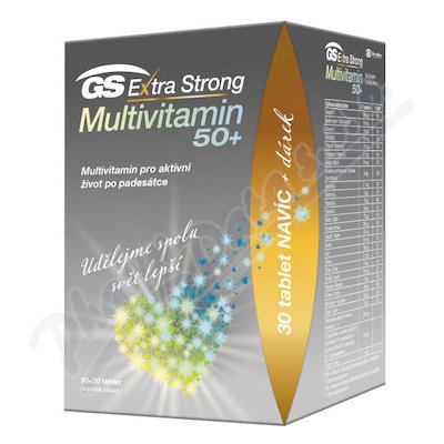 GS Extra Strong Multivit.50+ 120 tablet dárek 2021