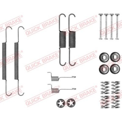 Sada příslušenství, parkovací brzdové čelisti QUICK BRAKE 105-0037 – Hledejceny.cz