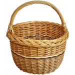 košík nákupní kulatý BOLERO plné pr.29x34cm, lak., NOVÝ – Hledejceny.cz