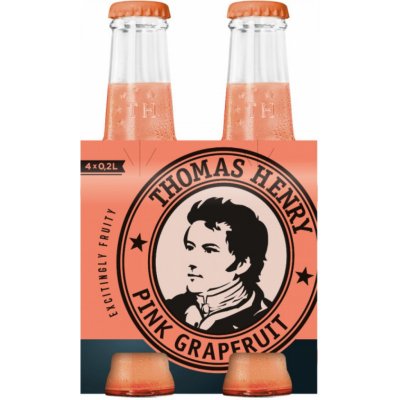 Thomas Henry Pink Grapefruit 4 x 200 ml – Hledejceny.cz