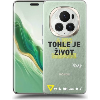 Picasee silikonové Honor Magic6 Pro - Kazma - TOHLE JE ŽIVOT A NIC VÍC NEBUDE čiré – Zboží Živě