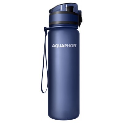 Aquaphor City 0,5 l tmavě modrá + vložky 2 ks – Sleviste.cz
