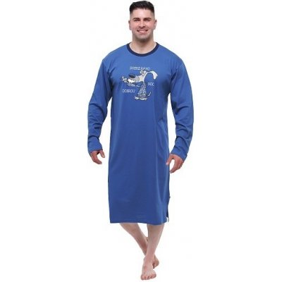 Calvi 545 dobrou noc pánská noční košile dl.rukáv modrá – Zboží Dáma